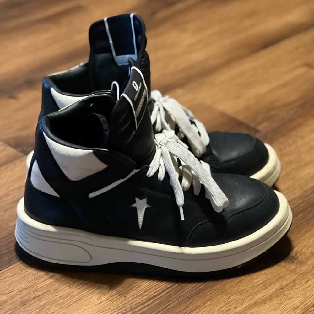 Rick Owens x TURBOWPN Mid ‘Black Cloud Cream’